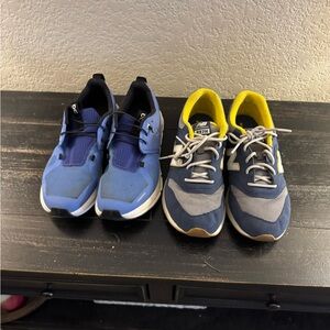 Boys size 6.5 shoes worn as seen .